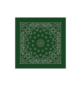 Paisley Hunter Green Bandana