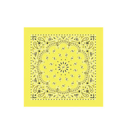Paisley Yellow Bandana