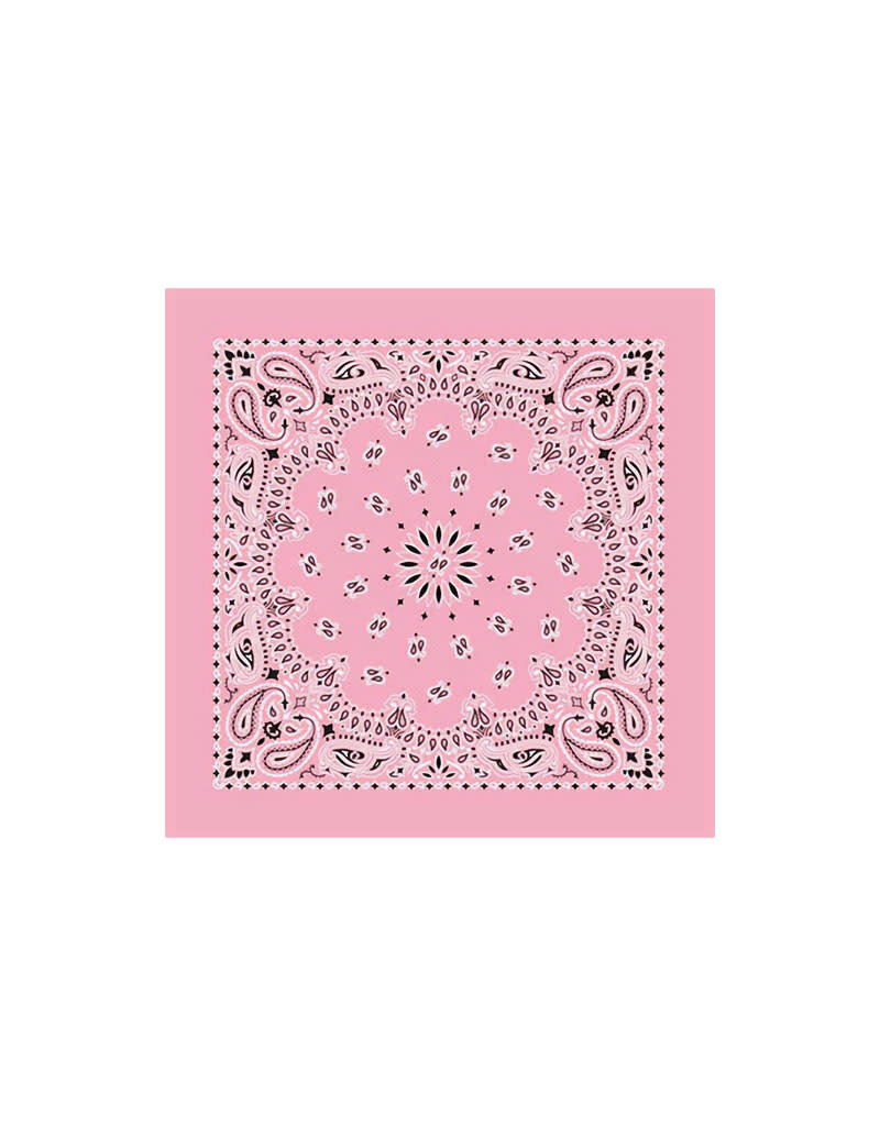 Paisley Light Pink Bandana