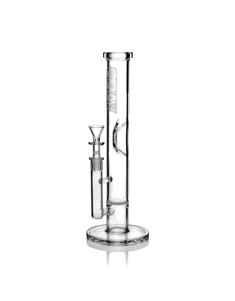 GRAV 12" Straight Base With Disc Perc Clear