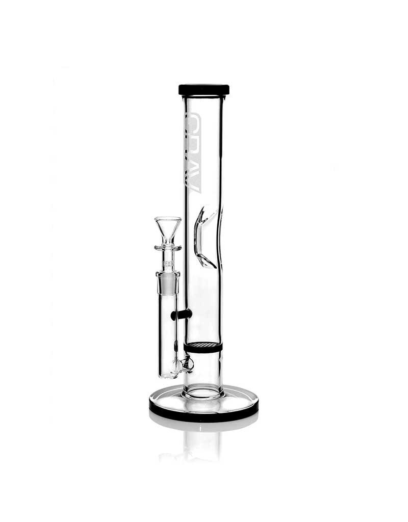 GRAV 12" Straight Base With Disc Perc Black Accent