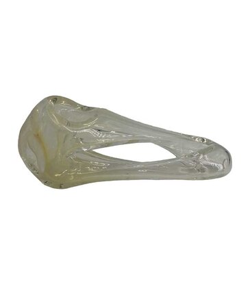 Nick-O Silver Fumed Stretched Donut Hand Pipe