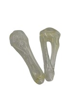 Nick-O Silver Fumed Stretched Donut Hand Pipe