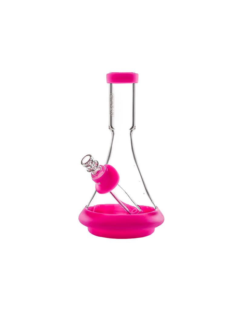 GRAV Deco Beaker in Silicone - Toxic Pink