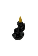Hand Lotus Flower Ceramic Backflow Incense Burner