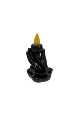 Hand Lotus Flower Ceramic Backflow Incense Burner