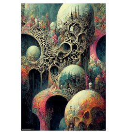 Psychedelic Dystopia Poster 24" x 36"