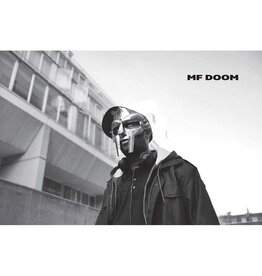 MF Doom - Black & White Portrait Poster 36"x24"