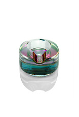 GRAV Ellipse Glass Ashtray Iridescent