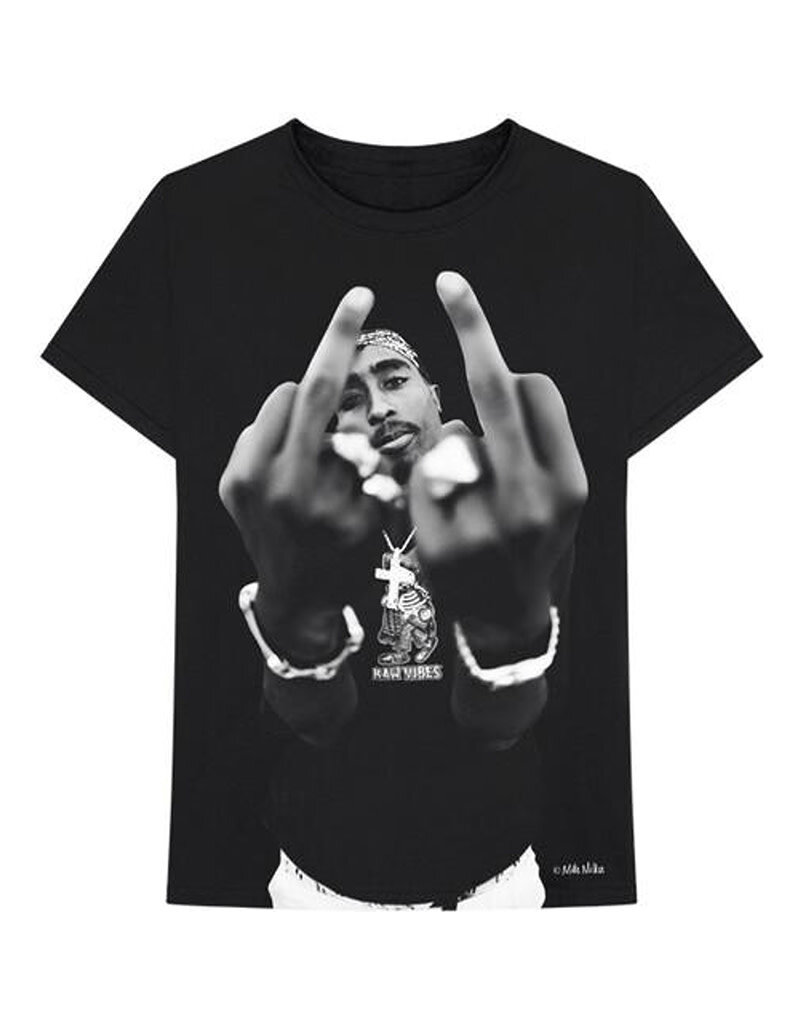 Tupac - Middle Finger T-Shirt
