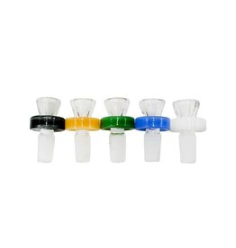 14mm Color Ring Funnel Water Pipe Bowl