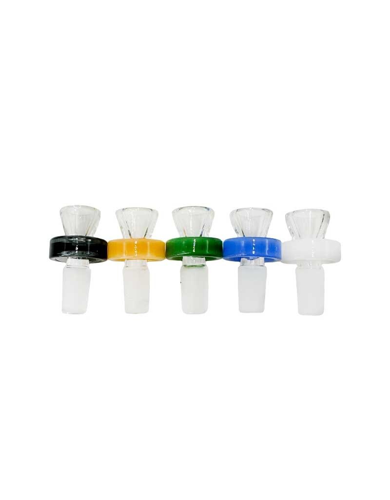 14mm Color Ring Funnel Water Pipe Bowl