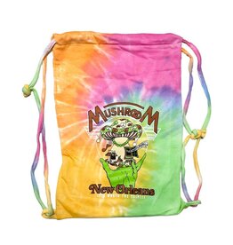 Mushroom Hand of Peace Tie Dye Sports Bag Eternity