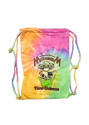 Mushroom Hand of Peace Tie Dye Sports Bag Eternity