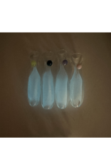 3" Glow in The Dark Squared Body Glass Bat