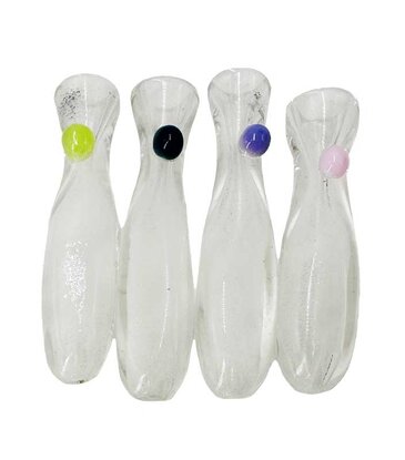 3" Glow in The Dark Squared Body Glass Bat