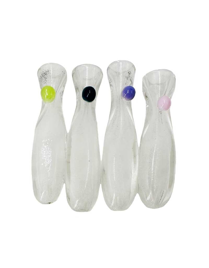 3" Glow in The Dark Squared Body Glass Bat