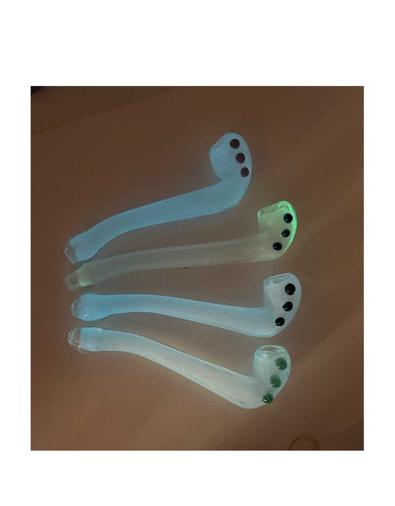 8" Glow in The Dark Gandalf Hand Pipe