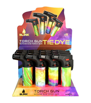 Blink Blink Refillable Torch Lighter Tie Dye