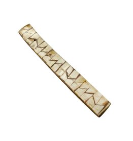 Zig Zag Mosaic Bone Incense Burner