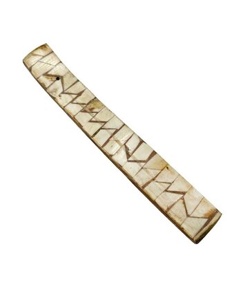 Zig Zag Mosaic Bone Incense Burner