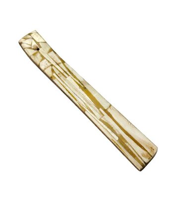 Straight Line Mosaic Bone Incense Burner