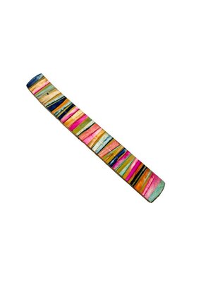 Mahika Stripe Mosaic Bone Incense Burner