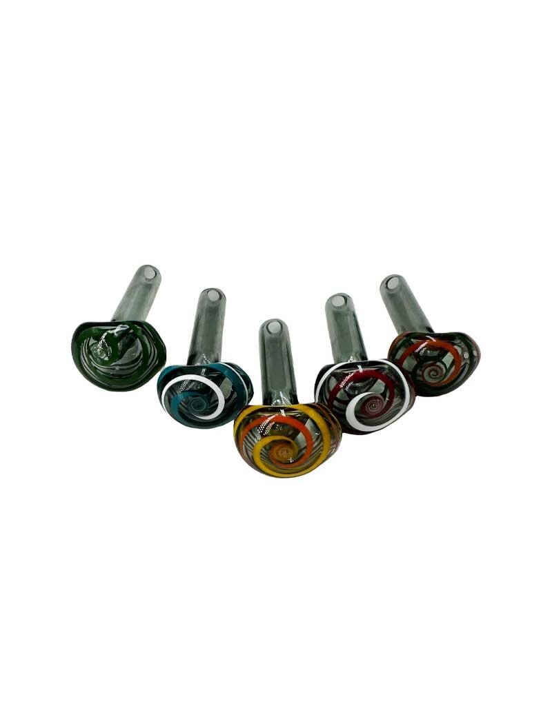 3" Import Killer Swirl Front Hand Pipe Smoke