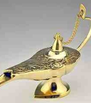 Aladdin Lamp Cone Burner Brass 7"