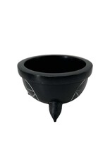 Pentacle Soapstone Charcoal Burner 4"D
