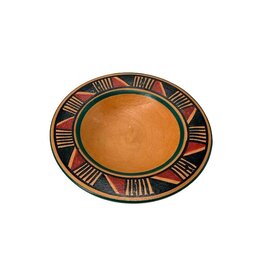Peruvian Ceramic Dish Burner 4"D