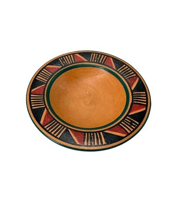 Peruvian Ceramic Dish Burner 4"D
