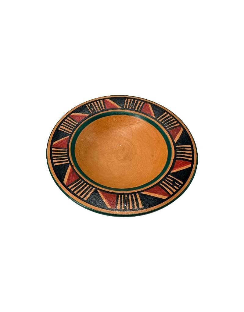 Peruvian Ceramic Dish Burner 4"D