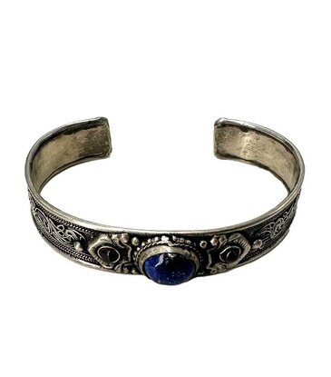 Lapis Lazuli Stone Tibetan Bracelet