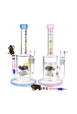 9" Chakra Frog Barrel Perc Water Pipe