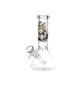 8" Pulsar Majestic Cat Beaker Water Pipe