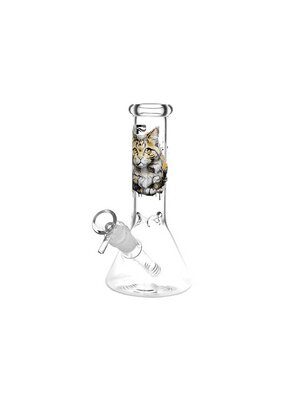 8" Pulsar Majestic Cat Beaker Water Pipe