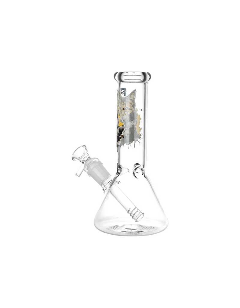 8" Pulsar Majestic Cat Beaker Water Pipe
