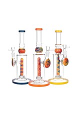 12" Ascension Wig Wag Showerhead Perc Water Pipe