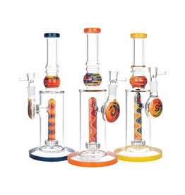 12" Ascension Wig Wag Showerhead Perc Water Pipe