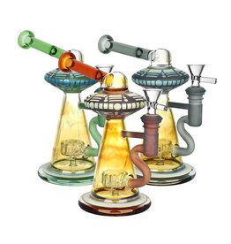 8" Take Me To Your Leader Disc Perc Water Pipe