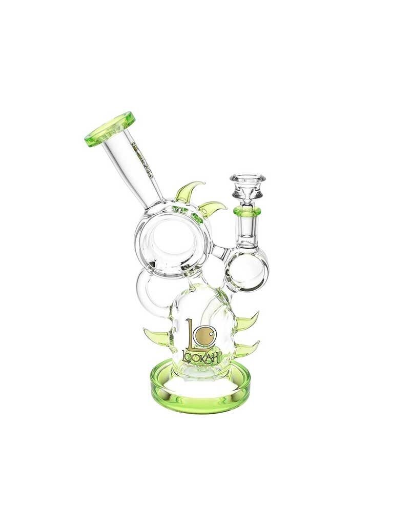 10" Lookah Glass Hedgehog Recycler Water Pipe
