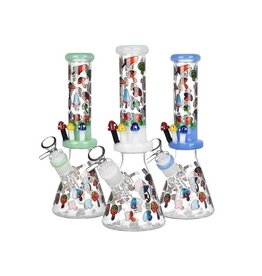 10" Friendly Fungus Glow In The Dark Water Pipe