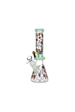 10" Friendly Fungus Glow In The Dark Water Pipe