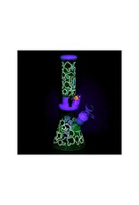 10" Friendly Fungus Glow In The Dark Water Pipe