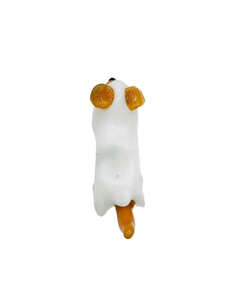 Nick-O Dog in Ghost Costume Hand Pipe
