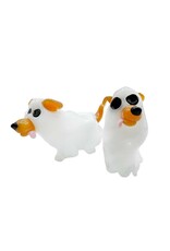 Nick-O Dog in Ghost Costume Hand Pipe