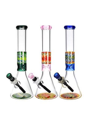 15" Sentience Wig Wag Beaker Water Pipe