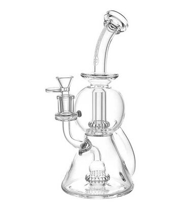 Pulsar 10" Pulsar Geometric Recycler Circa Perc Water Pipe