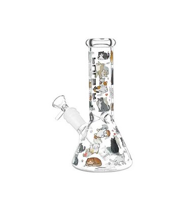 Pulsar 8" Pulsar Kitten Coral Beaker Water Pipe